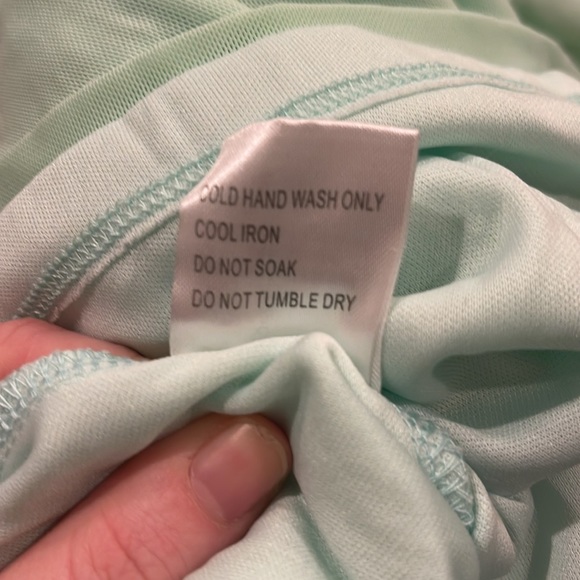 NWT Parallel Lines Twist Detail Bodycon Mini Dress l Color: Mint Green l Size XS - Picture 7 of 11